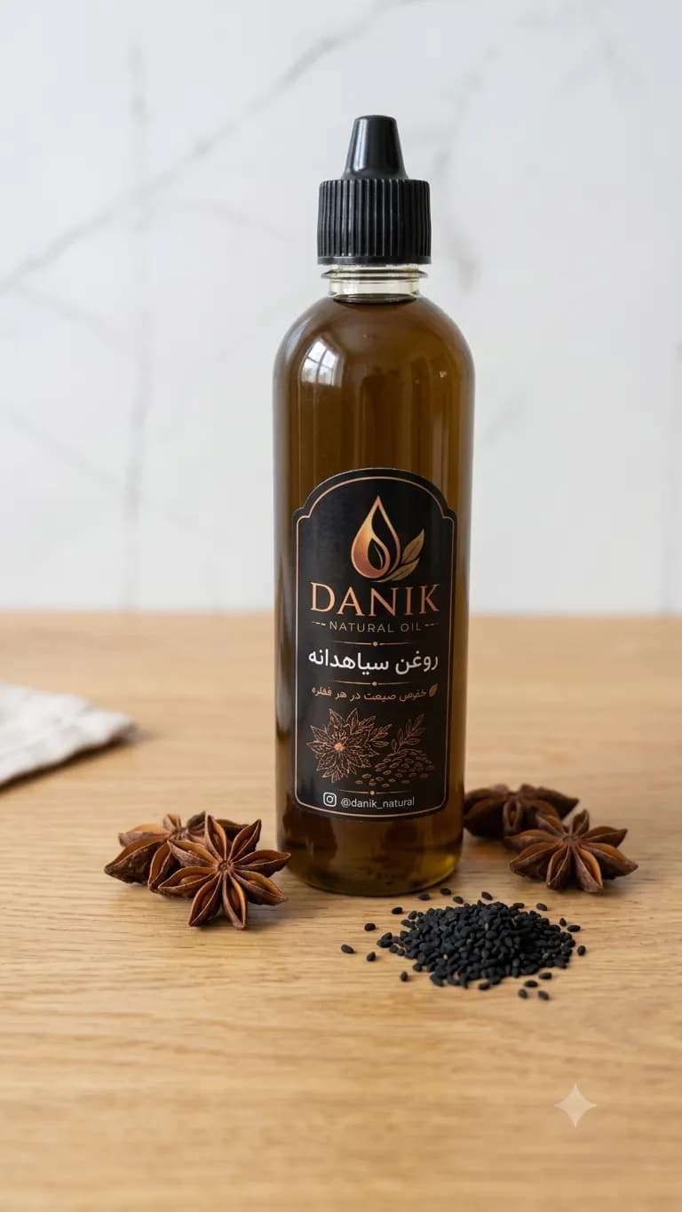 روغن سیاهدانه دانیک – ۱۲۰ میلی‌لیتر 1